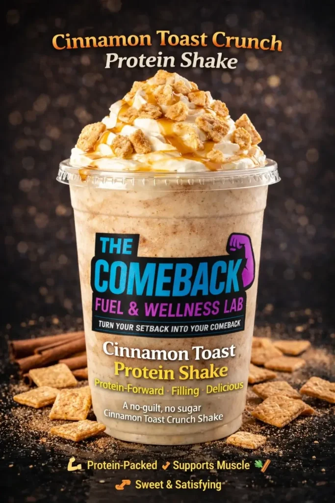 Cinnamon Toast Protein Shake